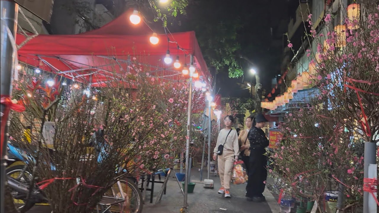 22h đêm ở Chợ Hoa xuân Hàng Lược có gì?
