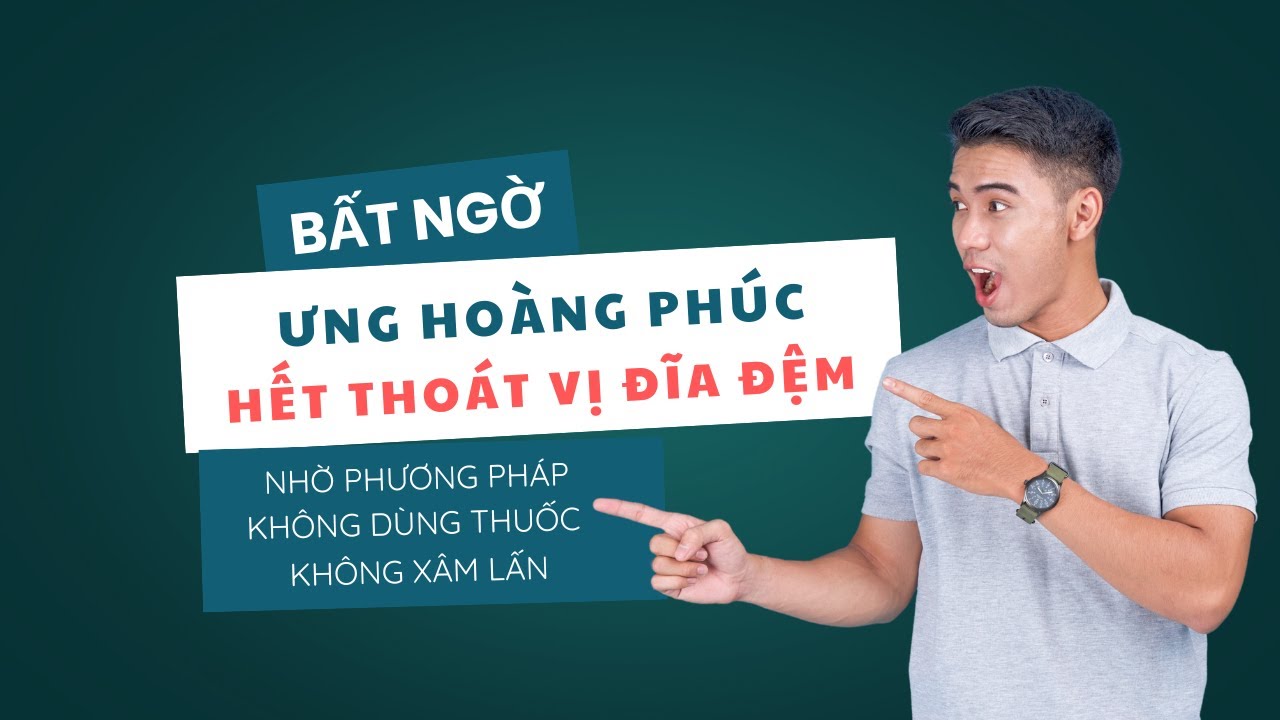 Chia sẻ của ca sĩ Ưng Hoàng Phúc vượt qua thoát vị đĩa đệm