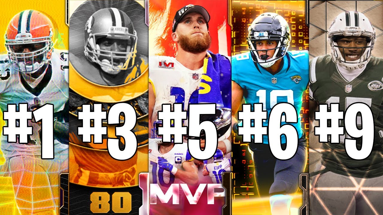 The Top 10 Wide Receivers in Madden 22..