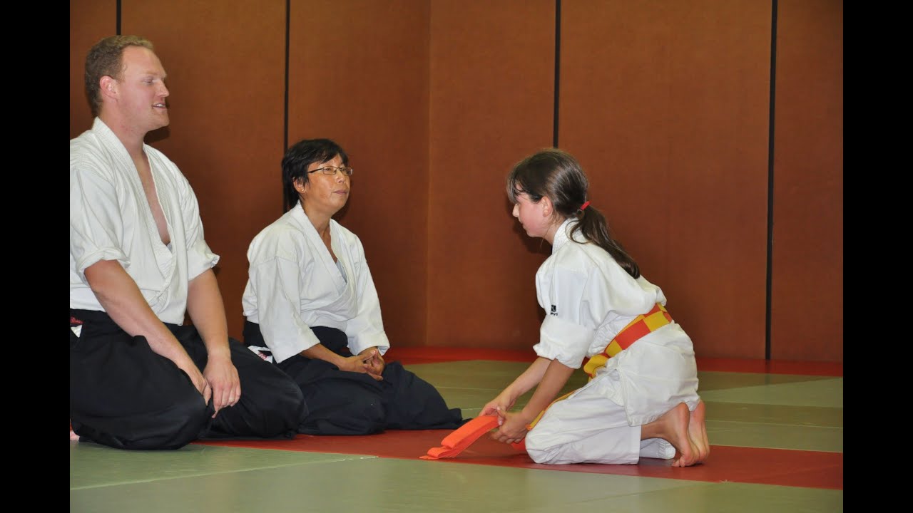 A.R.A. -  Bushi Kaï Do - Ceinture Orange Alexia - Aïkido