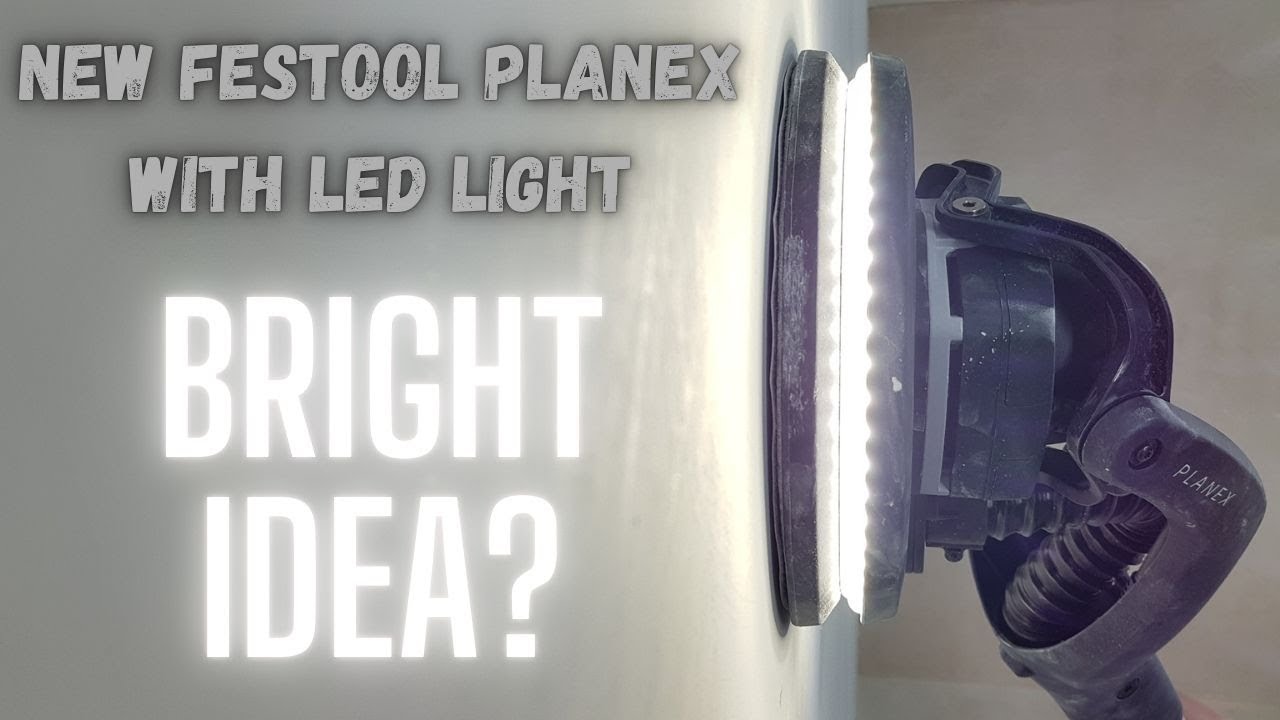 NEW Festool PLANEX LHS 2 225 with LED Light & CTM 36 E AC Mobile Dust Extractor by Tibby Singh