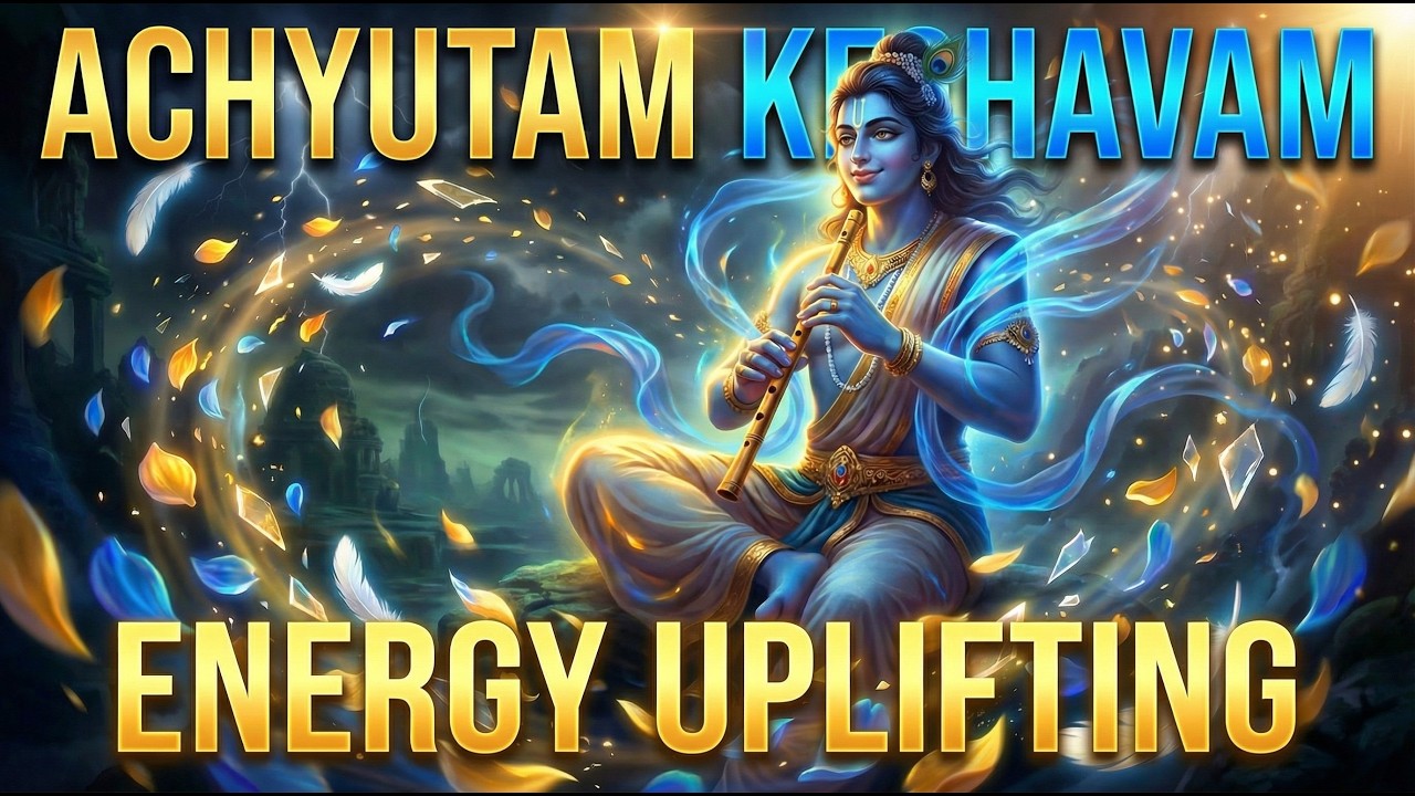 Achyutam Keshavam | High-Energy Krishna Kirtan for Positivity & Inner Power