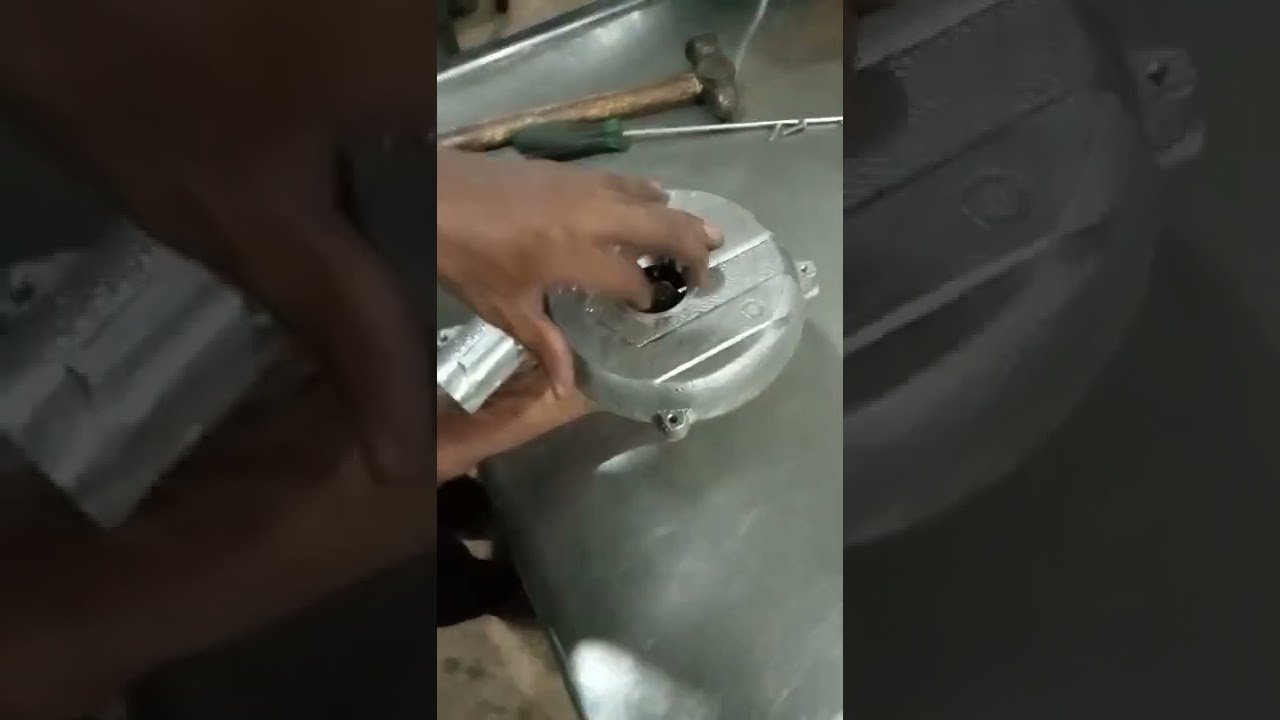 hand make full aluminum blower assembling