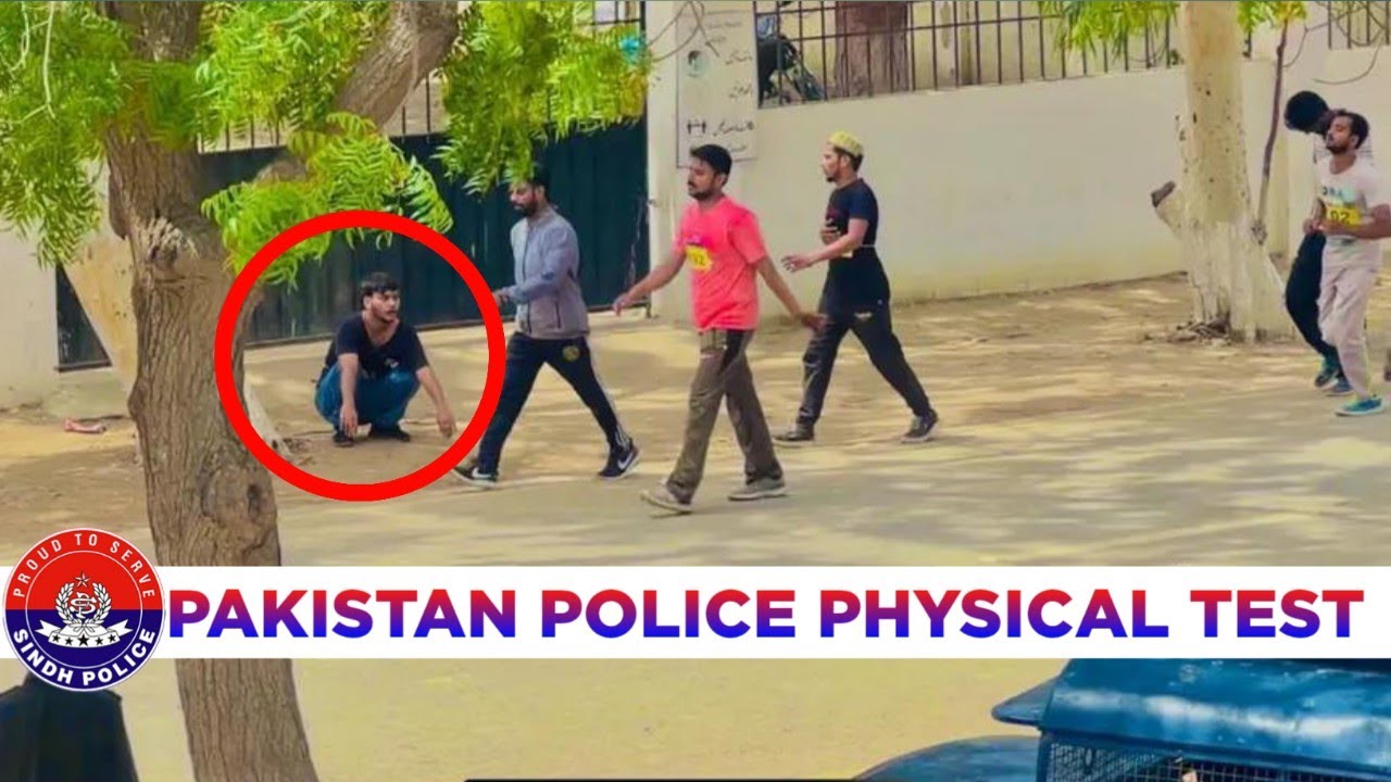 Pakistan police physical test - SPD-500 Traffic police - Sindh police jobs - 24-06-2022