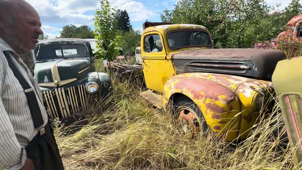 My good friend Curtis showing me his car collection