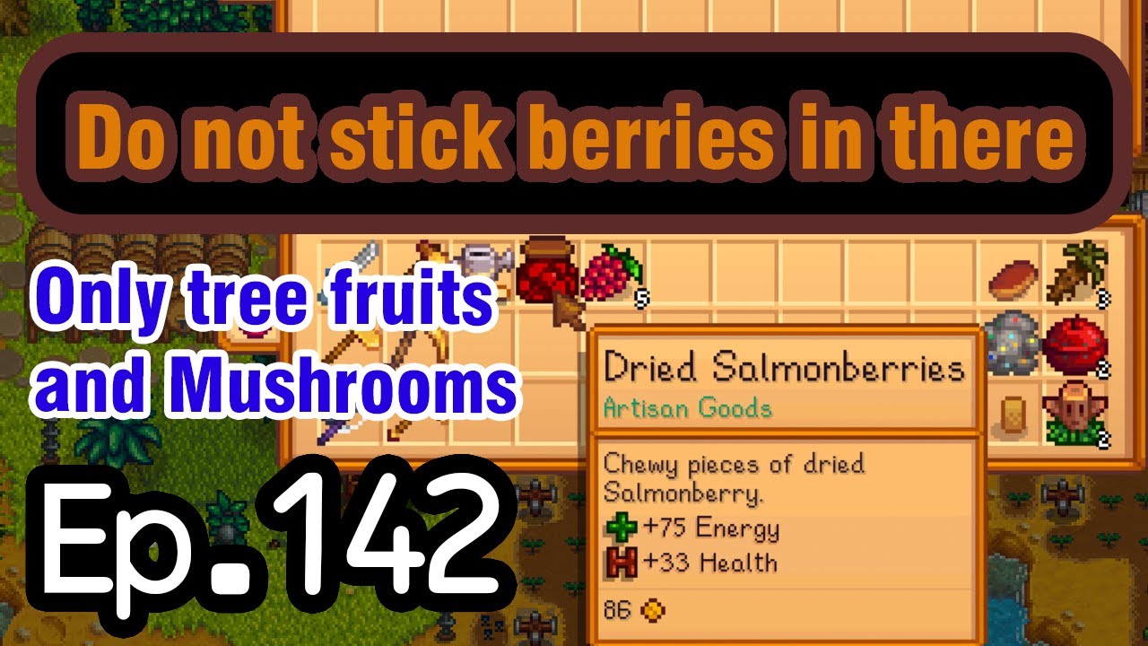 4K Stardew Valley S1 Ep.142: Dehydrator House Rules