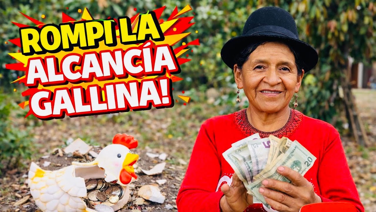 Todo lo que ahorre en esta alcancia de gallina