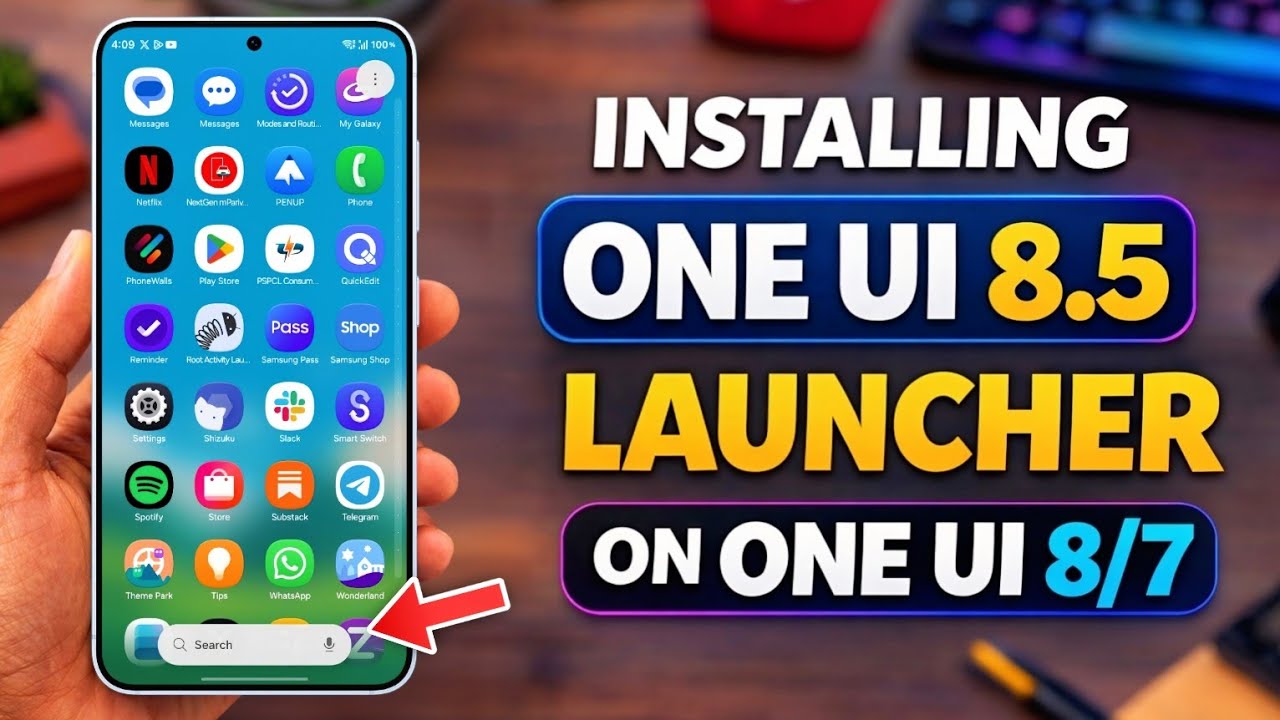 Установка One UI лаунчера Home UI на One UI 8.5 на One UI 8/7
