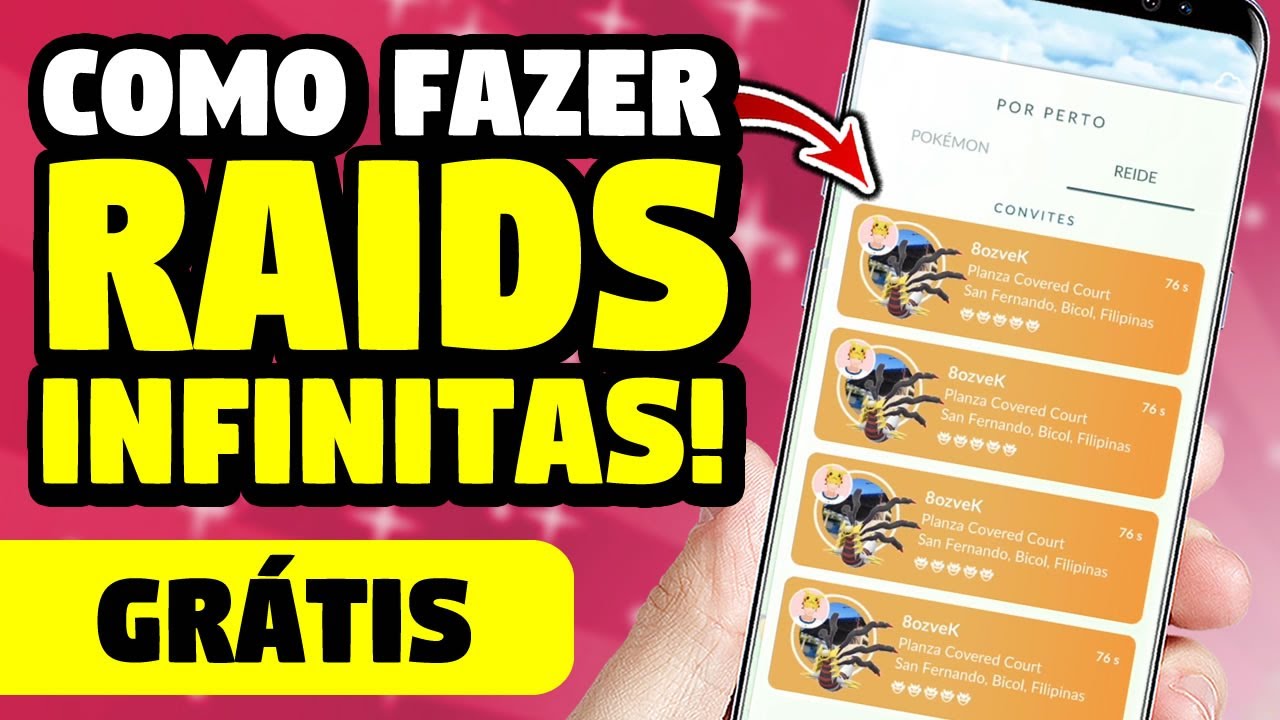 Como fazer RAID POKEMON GO SOZINHO, SEM AMIGOS e SEM ANDAR!