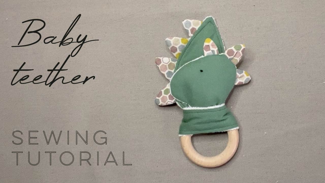 baby teether sewing tutorial, newborn gift sewing tutorial and pattern