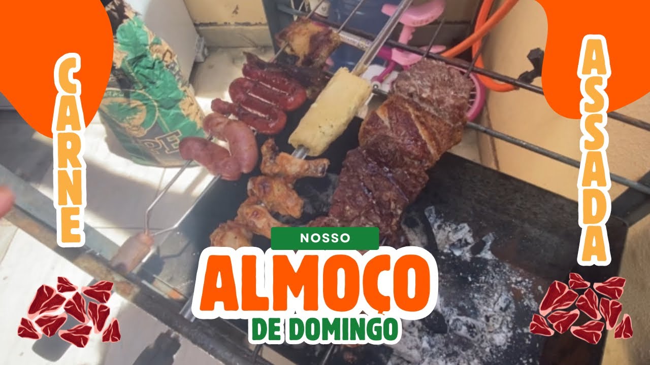 VLOG DE DOMINGO (assamos carne) #fy #foryou #donadecasa #viralvideo 