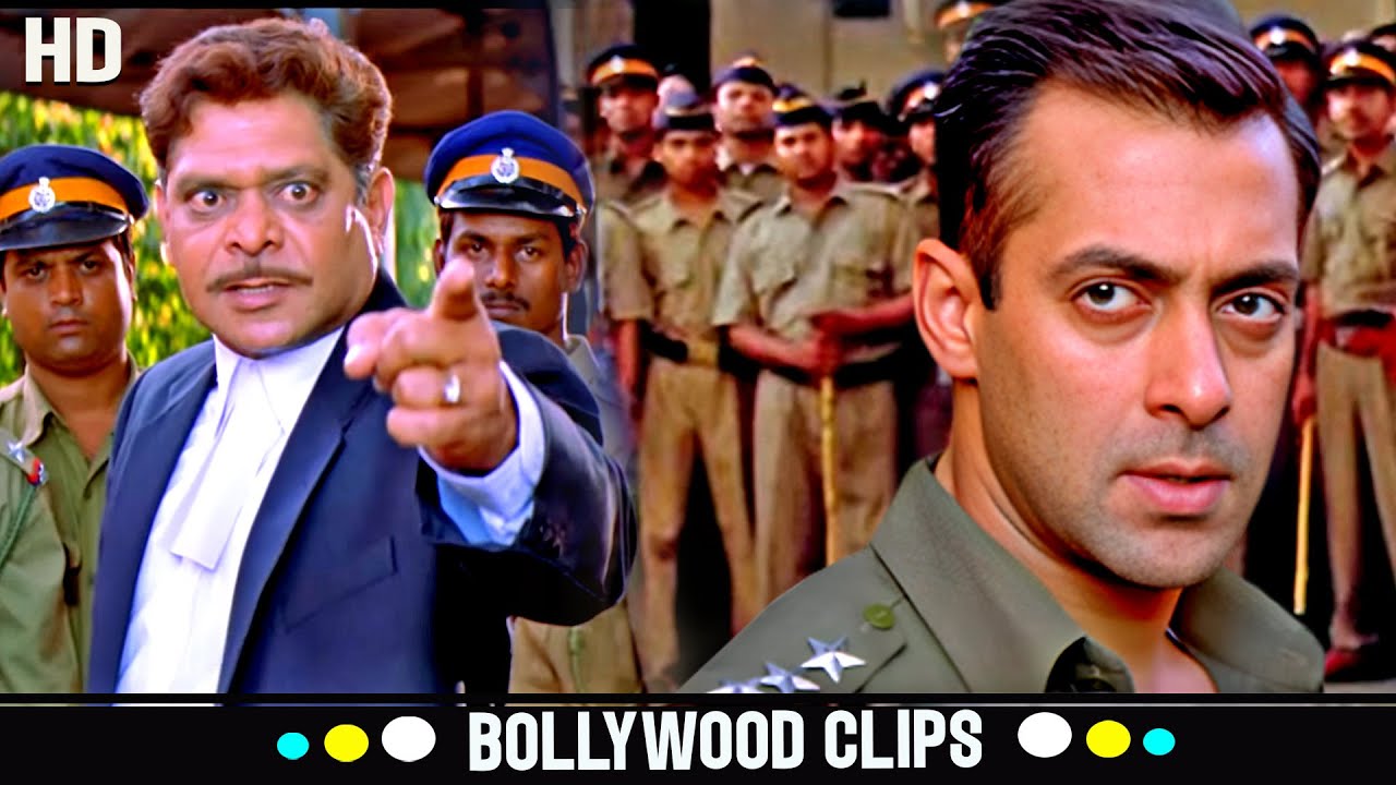 समझा दे अपना हीरो को वरना वर्दी उतार दूंगा! | Garv का दमदार एक्शन सीन | Salman Khan, Mohan Joshi