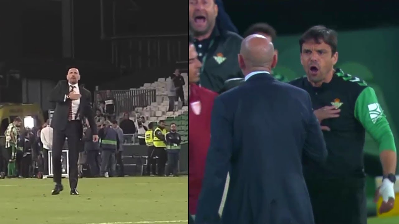 El gesto de Monchi y el enfado del banquillo del Betis