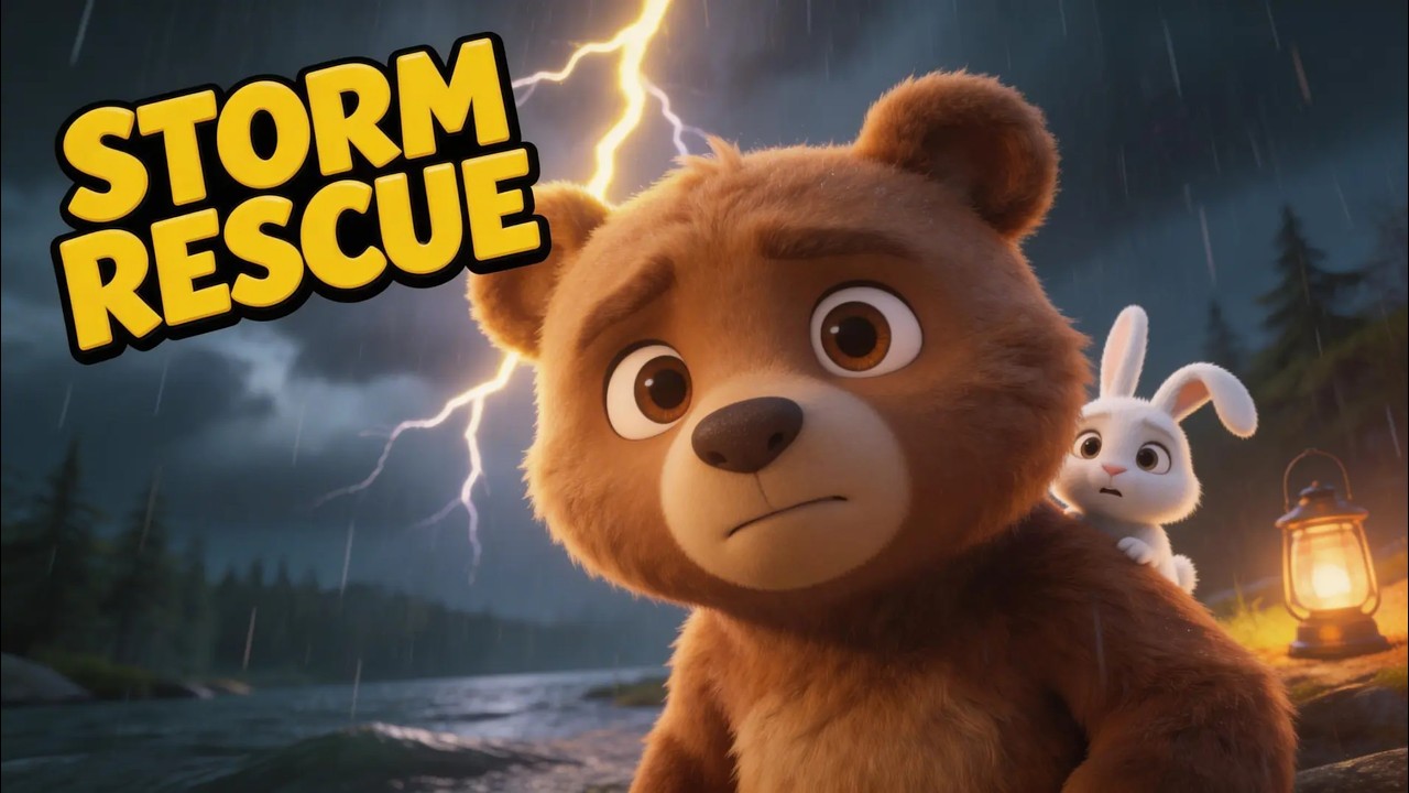Benny Faced the Storm to Help His Friend 🌧️🐻 | Benny the Bear Ep 4