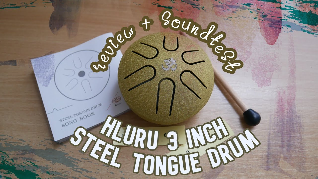 Hluru 3 Inch Mini Steel Tongue Drum Unboxing + Review + Soundtest 🌵