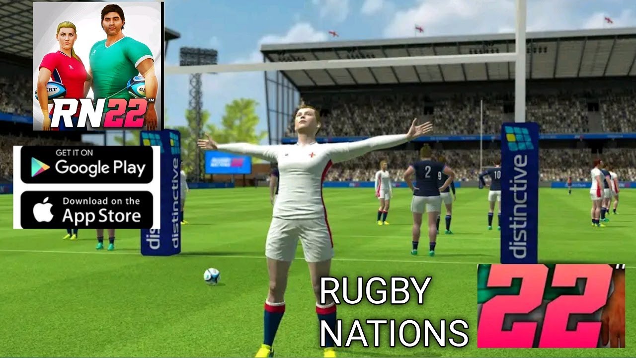 Rugby Nations 22 Game play (Android, iOS) 2022 New Game