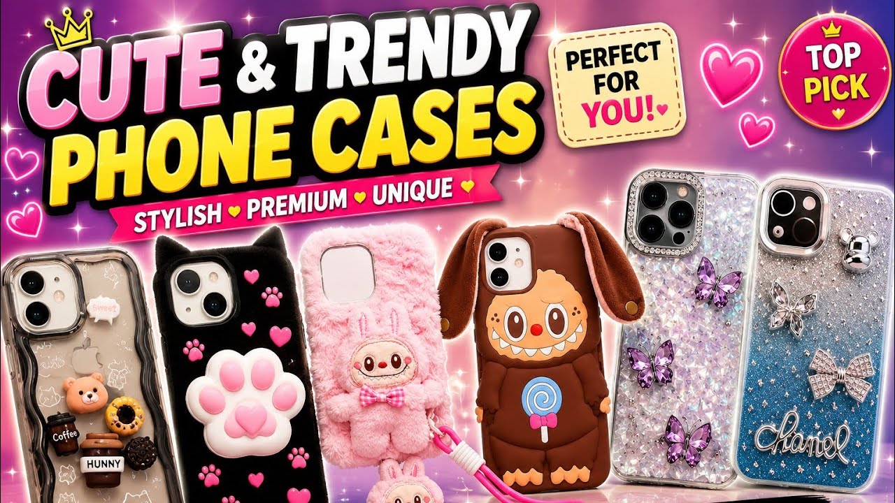 CUte and trendy phone cases 