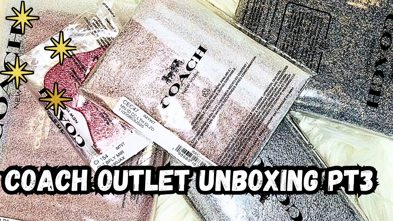 ✨НОВИНКА✨РАСПАКОВКА ТОВАРА COACH OUTLET, ЧАСТЬ 3 || WIMB COACH LARGE KISSLOCK 💋💕🩷