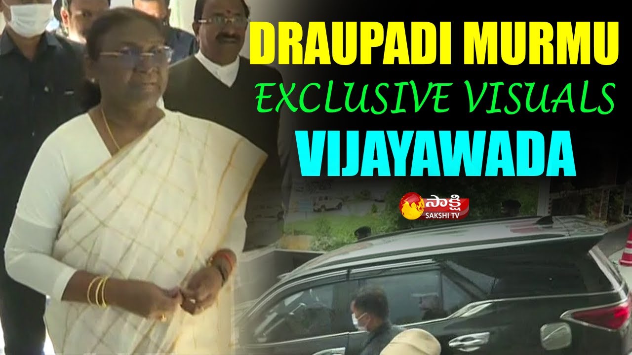NDA President Candidate Draupadi Murmu Exclusive Visuals | Sakshi TV Live