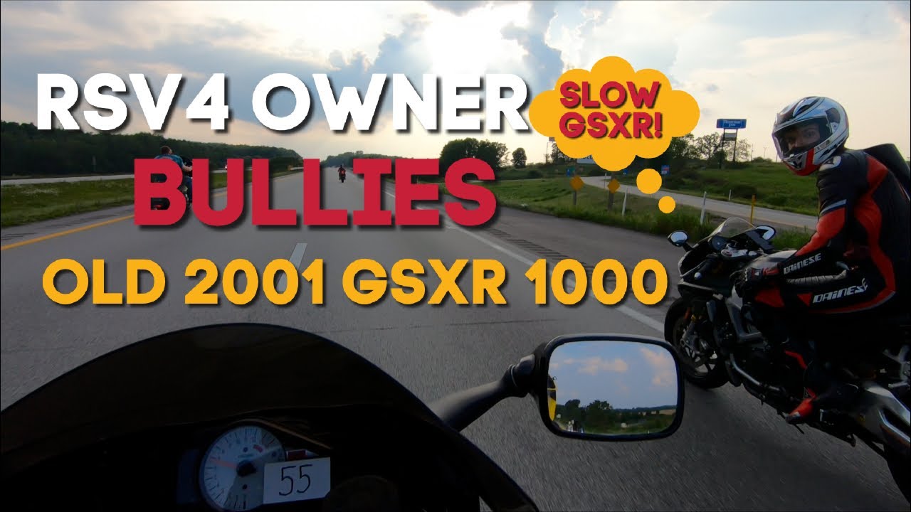 The 2001 GSXR 1000 Gave Him A Major Smackdown!