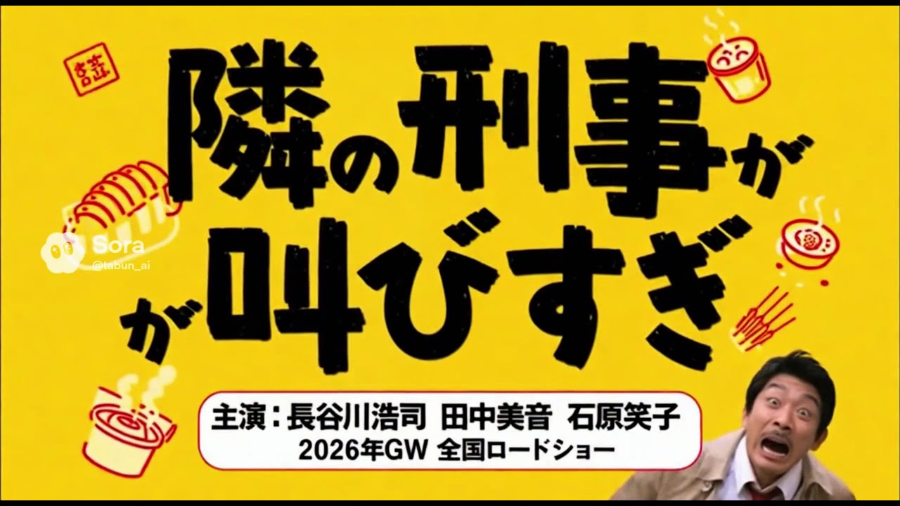 AIが考えるブッ飛んだ映画CM（シネアド）フル No.1 #sora2 #生成ai #ネタ動画