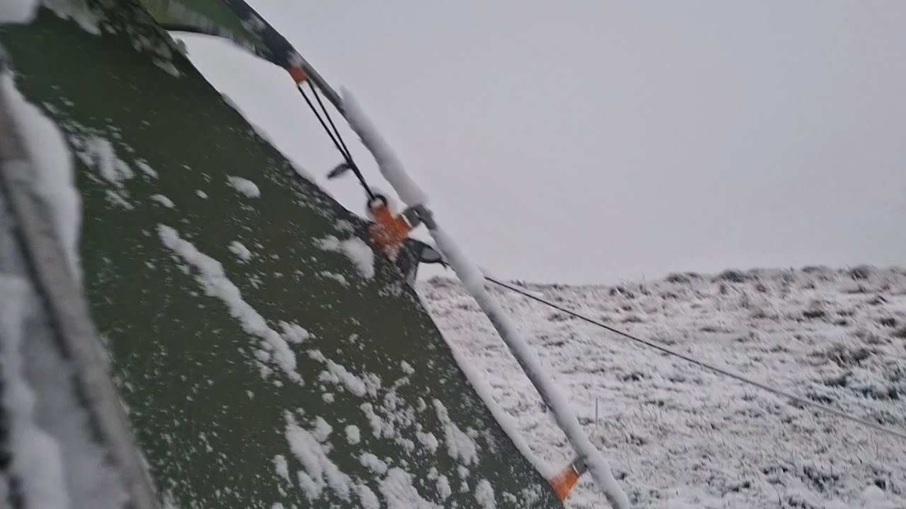 Snowy, windy, and freezing. Auchope wild camp 
