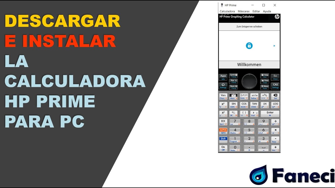 INSTALAR CALCULADORA HP PRIME EN PC✅