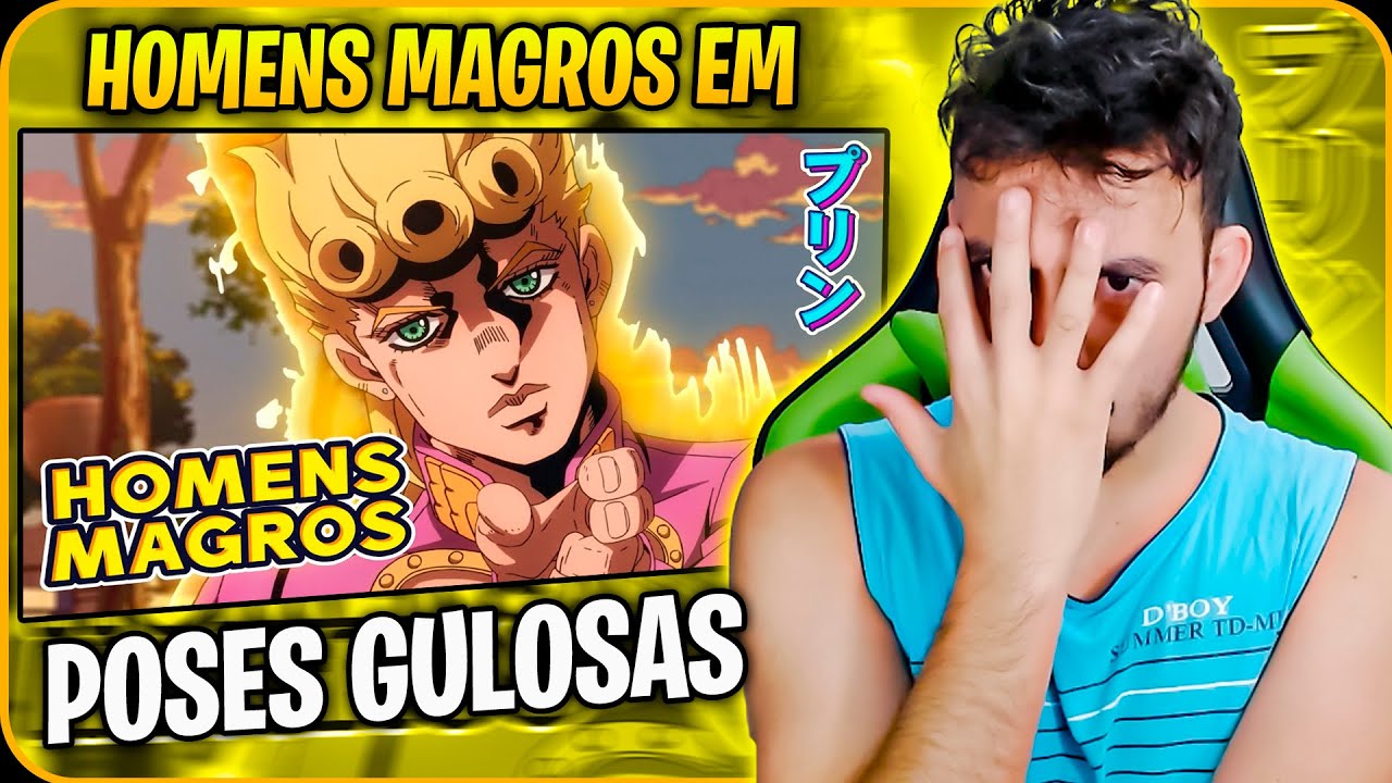 HOMENS MAGROS EM POSES GULOSAS - VENTO DE OURO / PARTE 1 - Purin | Leozin React