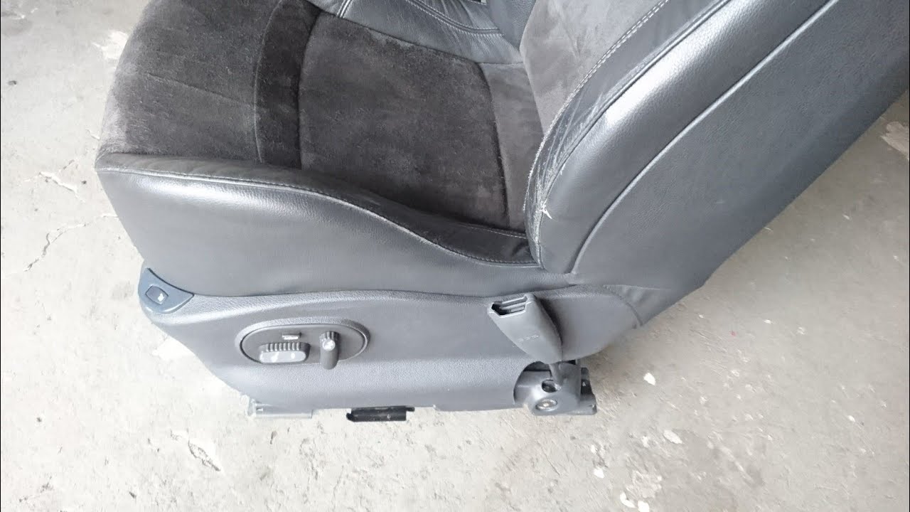 Zakładamy elektrycznie sterowany fotel w Renault Laguna II - #2 przekładka tapicerki i montaż