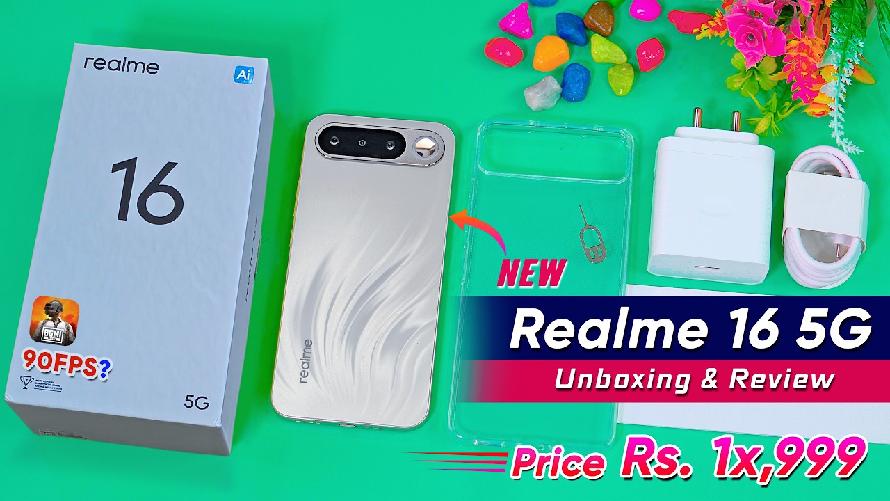 Realme 16 5g Unboxing & Review | Camera Test, Bgmi Test | Realme 16 Price in India
