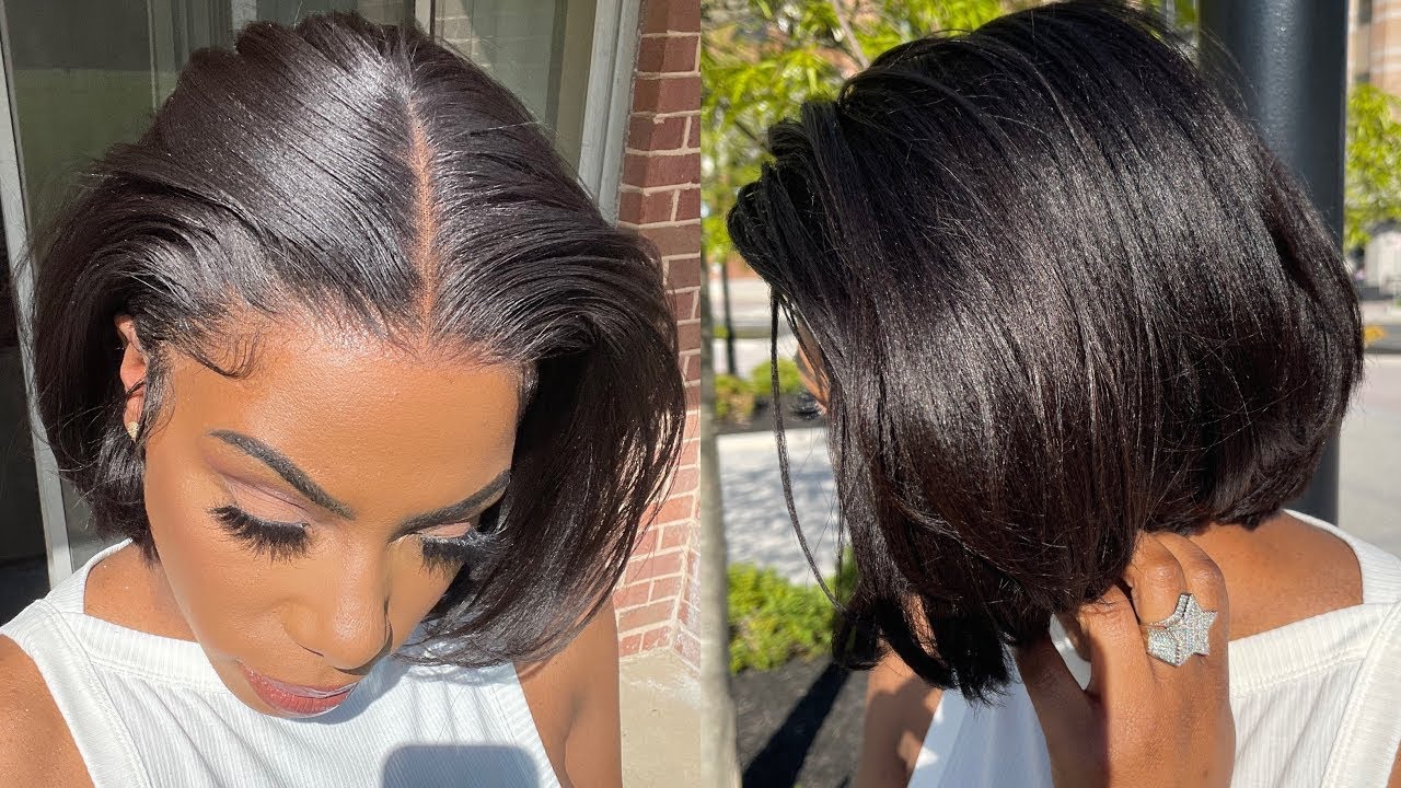 REALEST YAKI bob WIG YOU'VE EVER SEEN! 🔥READY to wear PERFECT HAIRLINE!