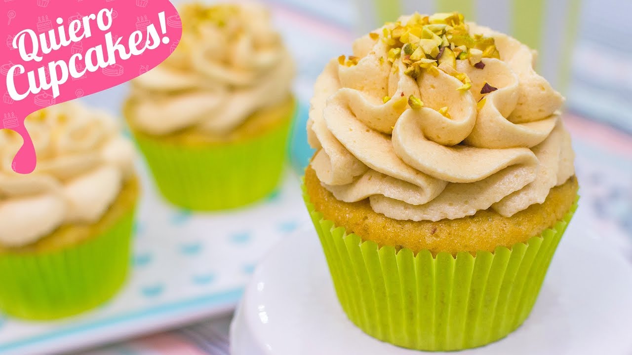 CUPCAKES DE PISTACHO Y CARAMELO | Quiero Cupcakes!