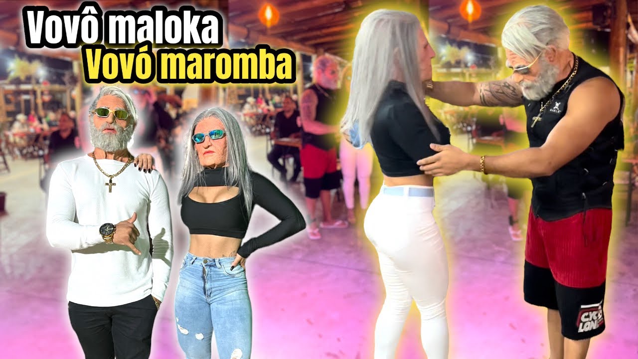 Vovô Maloka e a vovó maromba,  causando muito no forró 🤭🤭👏👏