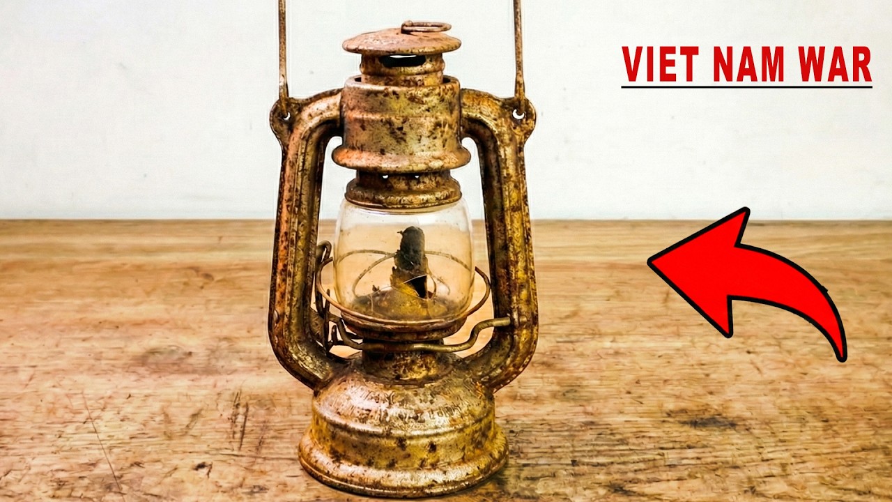 Total Restoration of a rare Vietnam War Era Lamp | Restore TV