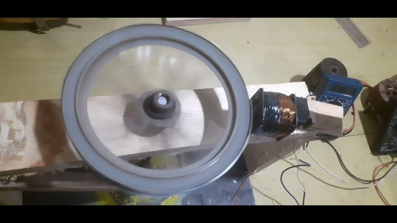 COMO FAZER motor MAGNÉTICO 12V caseiro COM transistor