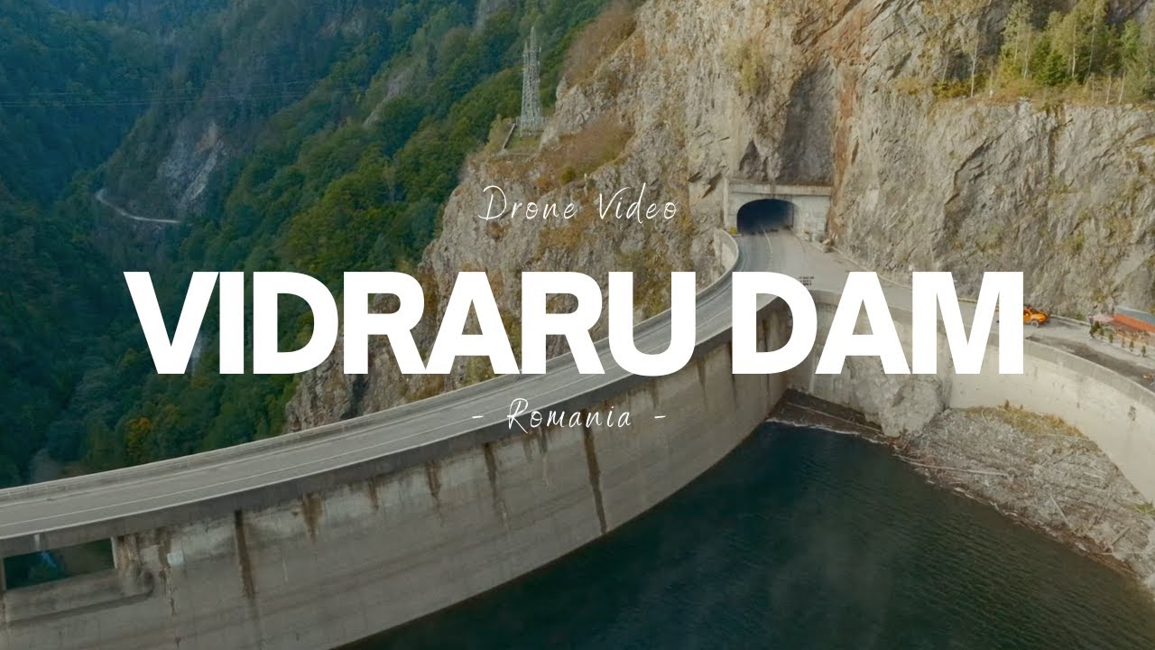 Vidraru Dam z drona – monumentalna konstrukcja w sercu Karpat | Rumunia 2025 (🇷🇴 Rumunia)