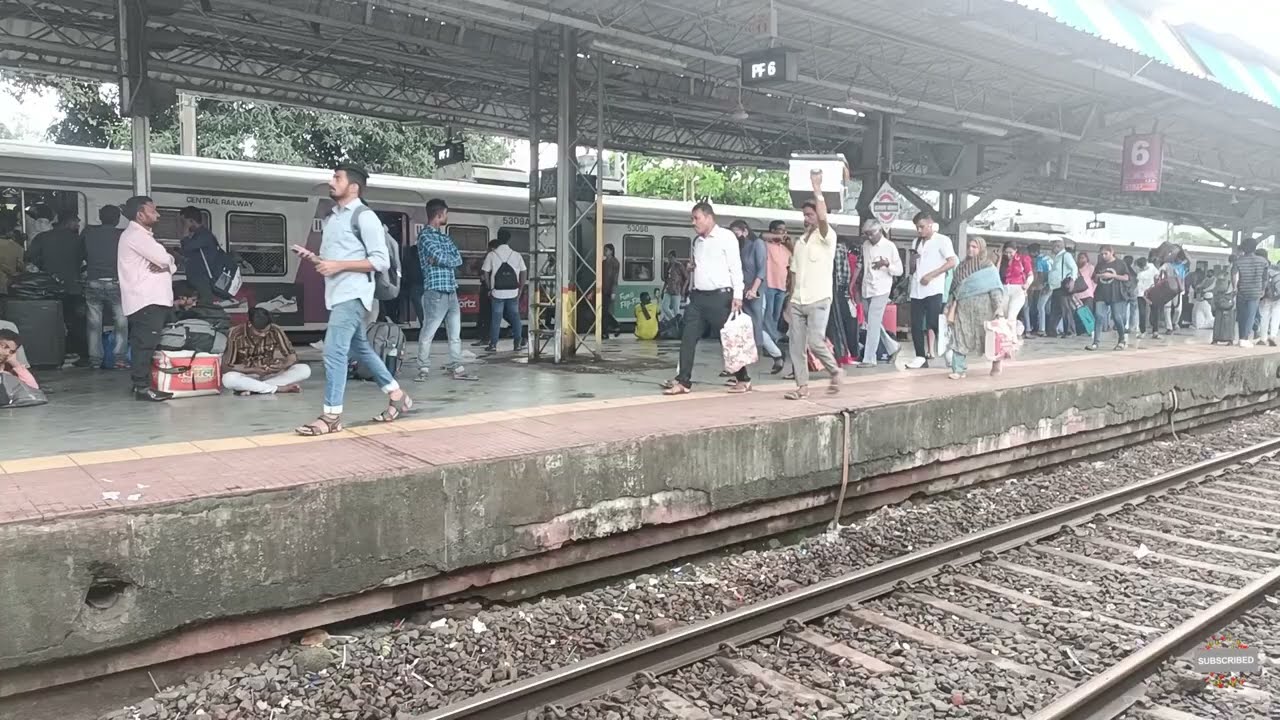 Kalyan To Dombivli Local Train Journey| Central Railway Mumbai