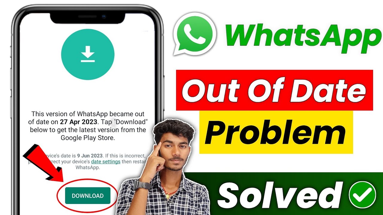 WhatsApp Out Of Date Problem | How To Solve WhatsApp Update Problem | WhatsApp Update Kaise Kare
