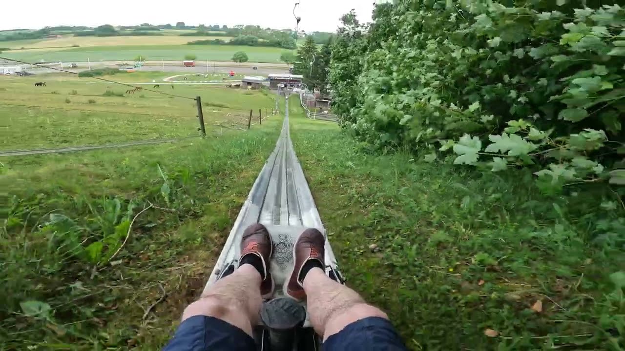 Wiegand Sommerrodelbahn Familienpark Westerheim 2023 POV Onride