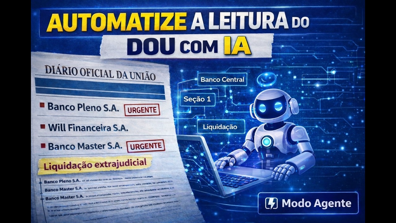 Como automatizar a leitura do DOU - Diário Oficial da União com IA