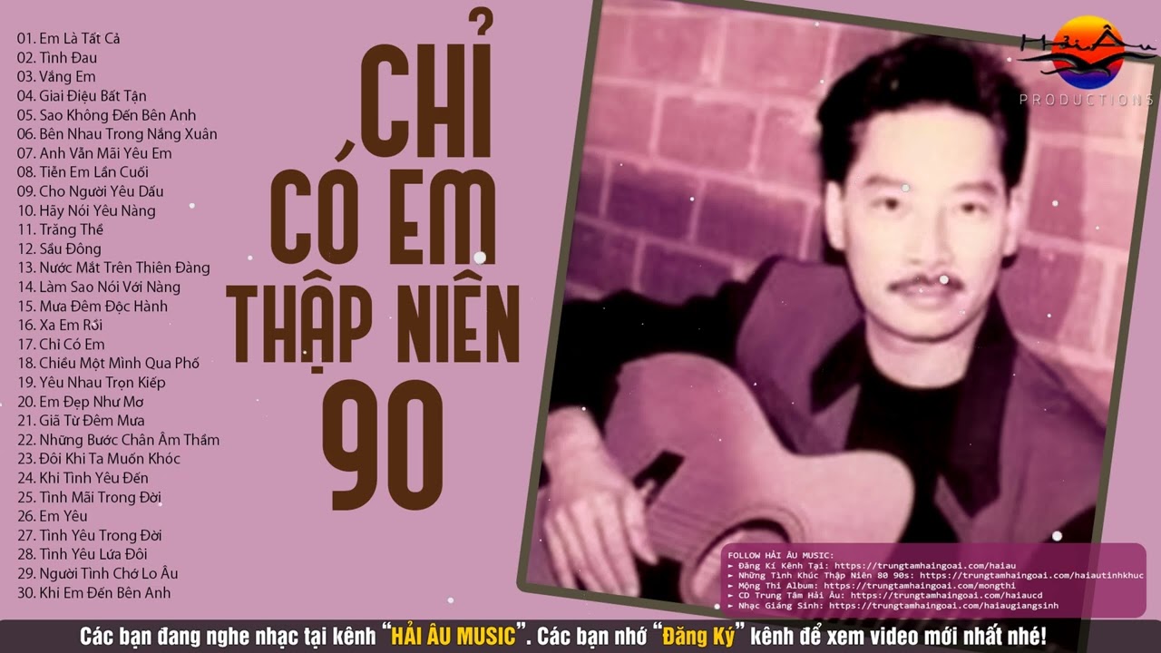 Liên Khúc Chỉ Có Em - Trung Hành | Nhạc Hải Ngoại Thập Niên 90 Cực Hay Sang Trọng Hiếm Ai Biết Hết