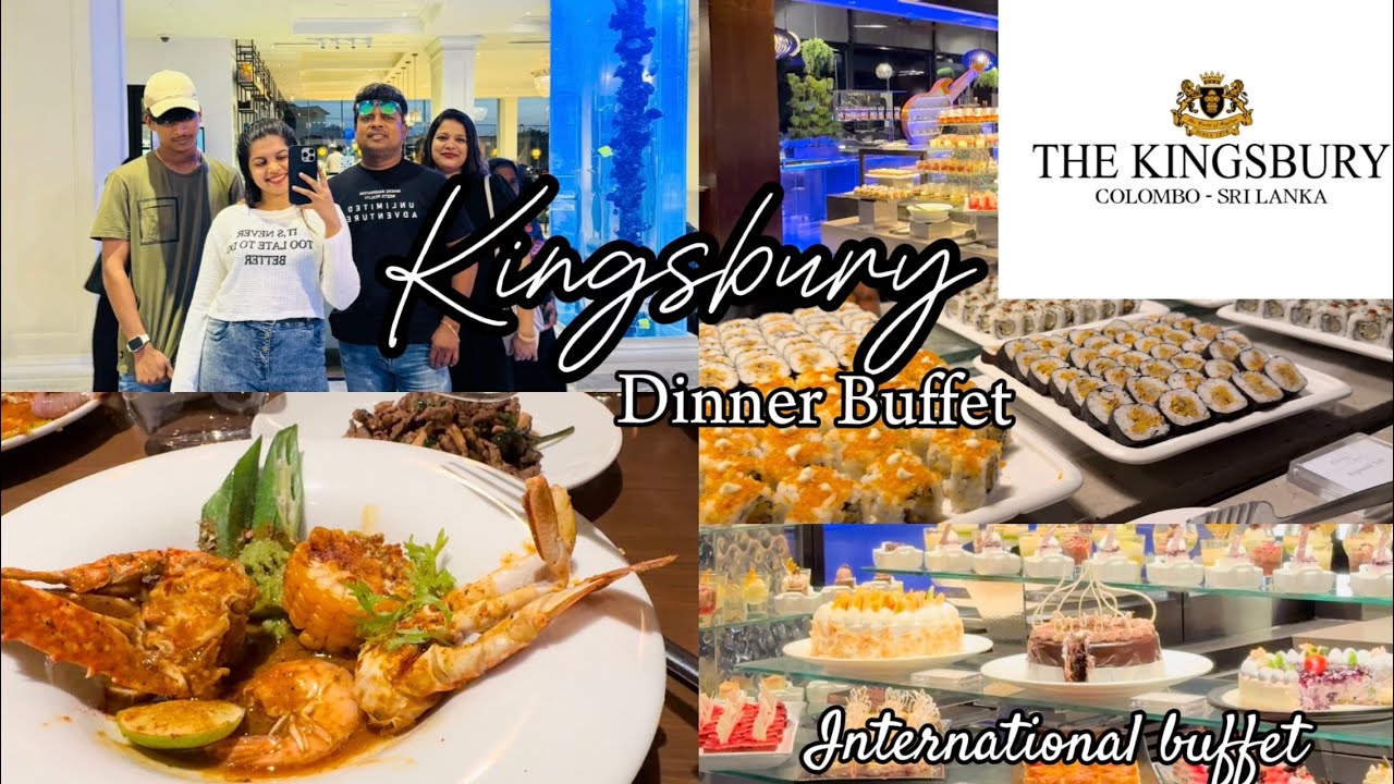 Dinner Buffet at The Kingsbury | Harbour Court🍕🦐🍣 | සිංහල Vlog | Delight Vibes💘