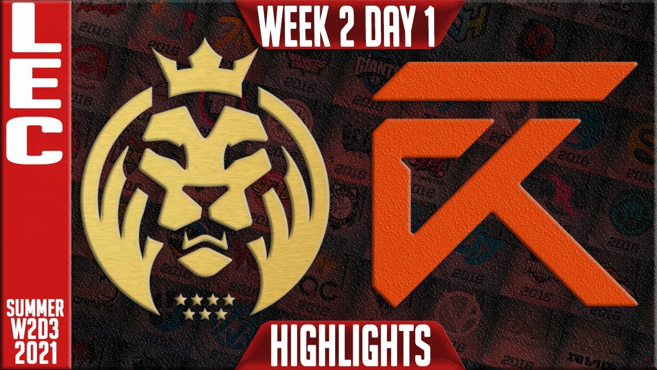 MAD vs XL Highlights | LEC Summer 2021 W2D1 | MAD Lions vs Excel