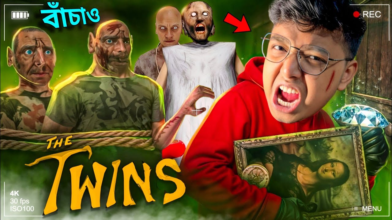 The Twins Horror Game - HARD MODE || Yeah Noob Gamer