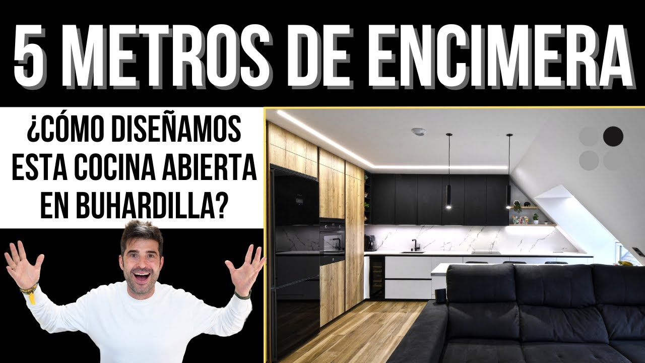 Cocinas BLANCAS MADERA y NEGRAS con peninsula abiertas Cocinas CJR