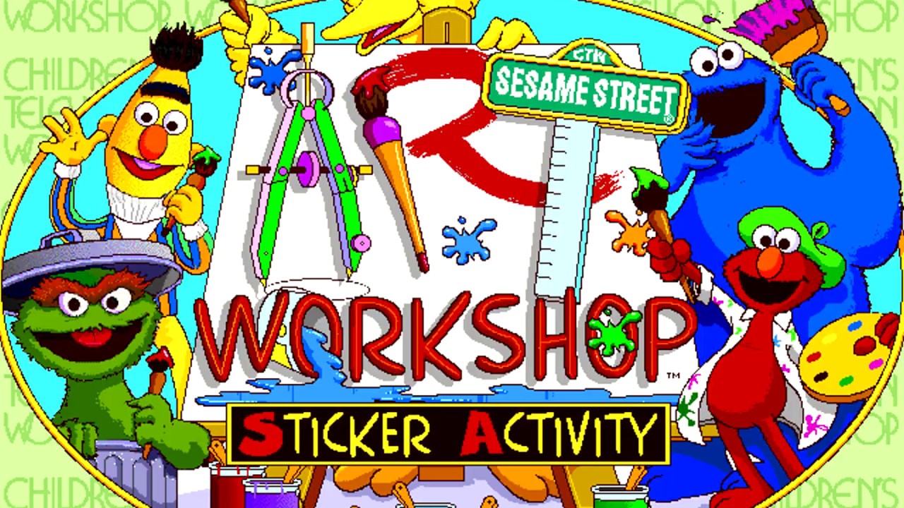 Sesame Street: Art Workshop (1995) - Playable Demo