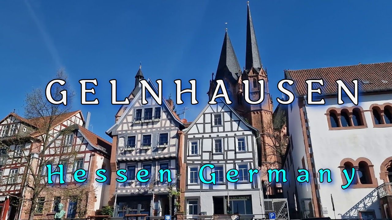 GELNHAUSEN  Germany. Walk around the city