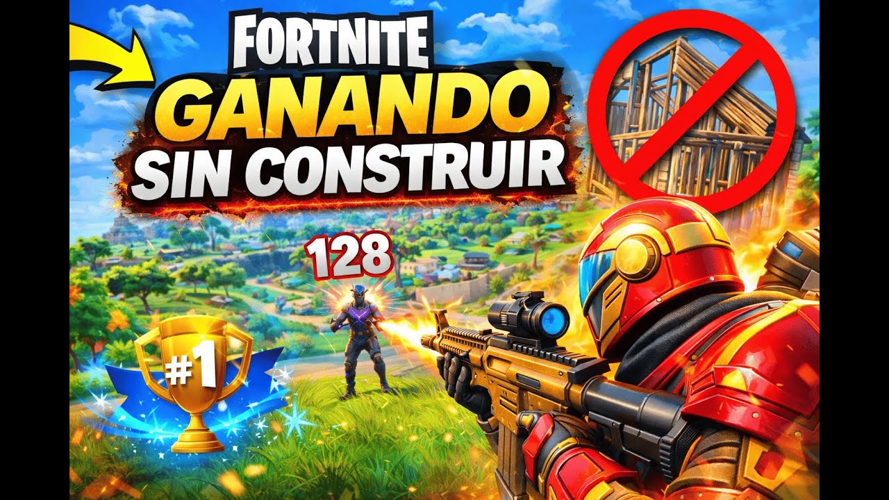 GANANDO SIN CONSTRUIR ES POSIBLE? FORTNITE