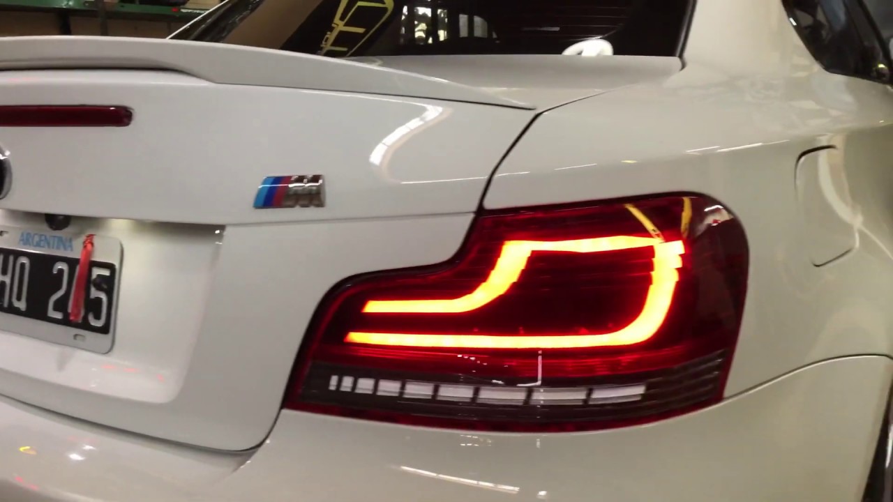 Bmw 125i - modificacion de faros traseros full led secuenciales - blackhousing retrofit - led angel