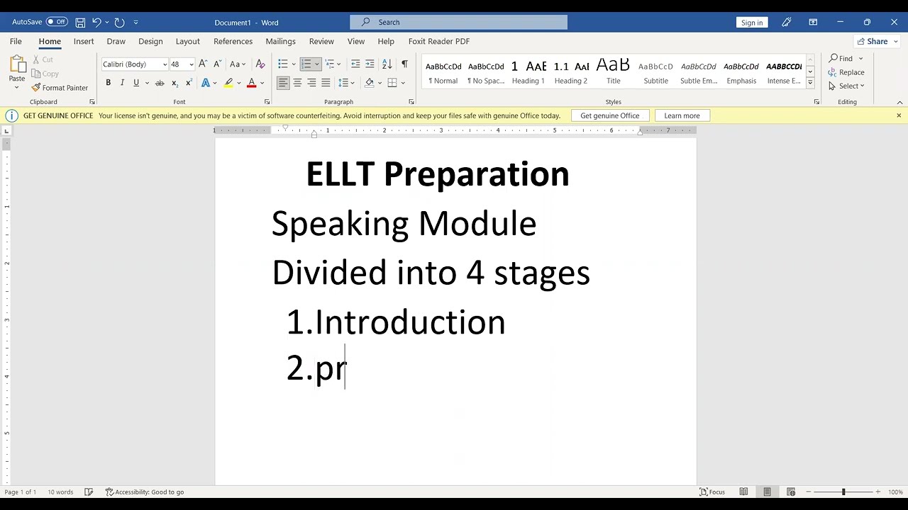 ELLT Speaking Preparation | Oxford Speaking Preparation